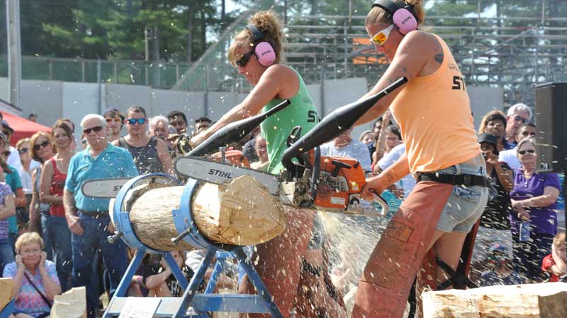 Axe Women Loggers of Maine